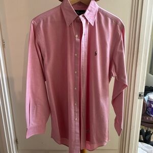 Ralph lauren. Men’s dress shirt. Size 15 1/2 - 33. Light pink